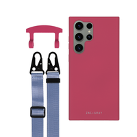 Samsung S25 Ultra RASPBERRY RED CASE + STRAP