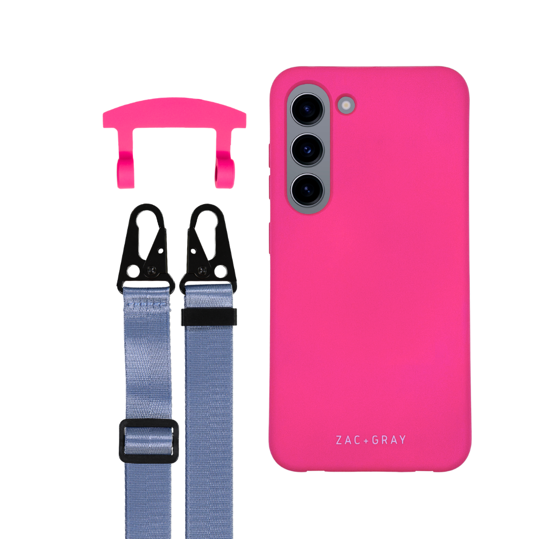 Samsung S23 HOT PINK CASE + STRAP