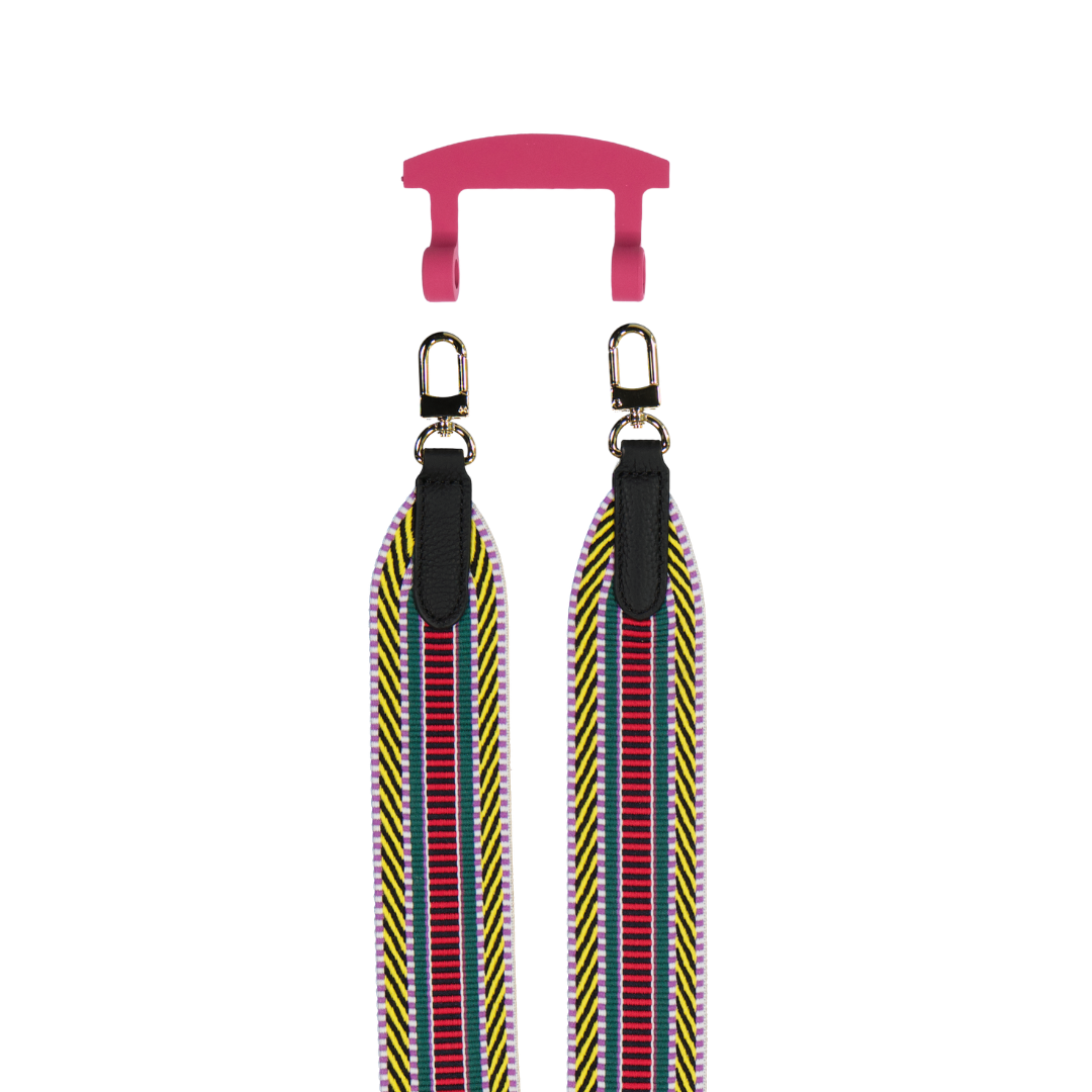 PATTERNED STRAP + HOOK