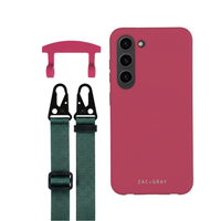 Samsung S24 RASPBERRY RED CASE + STRAP