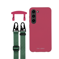 Samsung S24 RASPBERRY RED CASE + STRAP