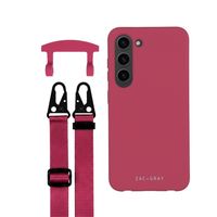 Samsung S24 RASPBERRY RED CASE + STRAP