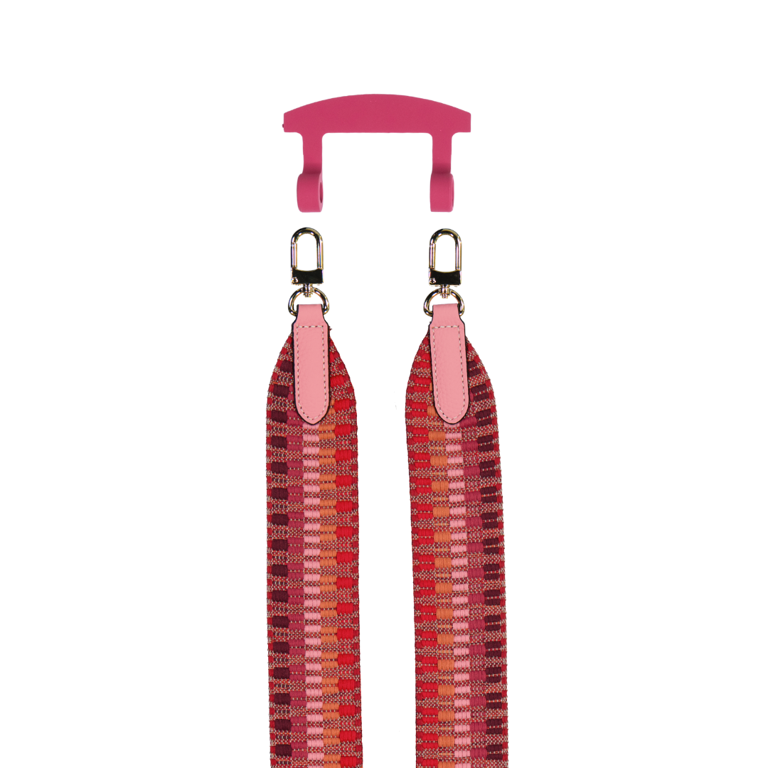 PATTERNED STRAP + HOOK