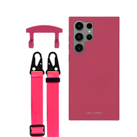 Samsung S25 Ultra RASPBERRY RED CASE + STRAP