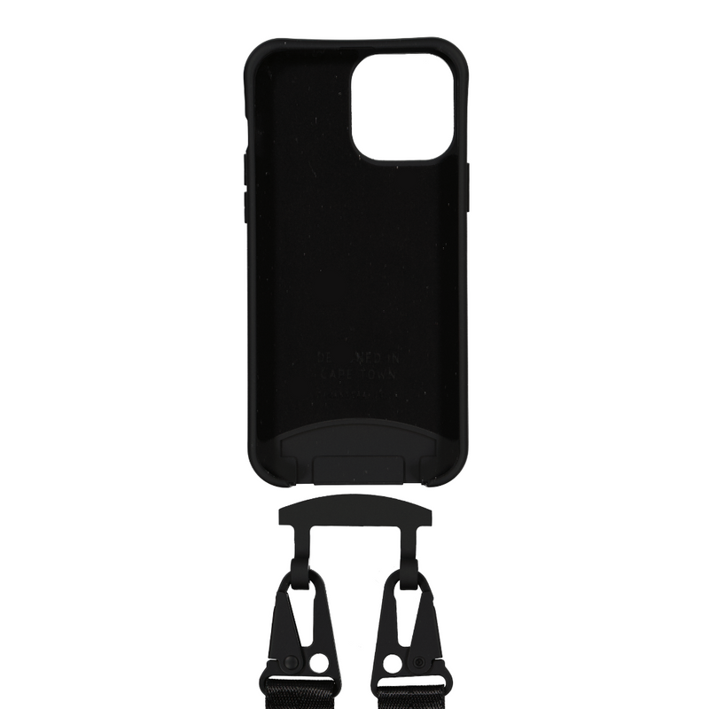 iPhone 12 and iPhone 12 Pro MIDNIGHT BLACK CASE + MIDNIGHT BLACK STRAP