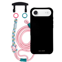 iPhone 17 Air MIDNIGHT BLACK CASE + KNOTTED CORD