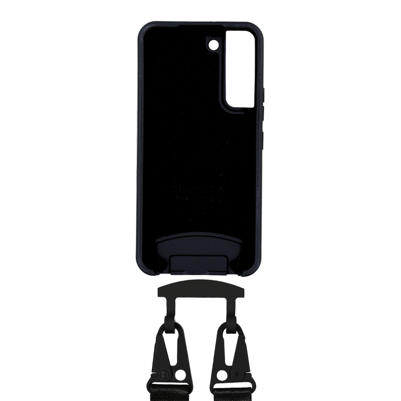 Samsung S22 MIDNIGHT BLACK CASE + MIDNIGHT BLACK STRAP