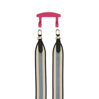 PATTERNED STRAP + HOOK