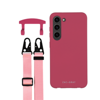 Samsung S24 RASPBERRY RED CASE + STRAP