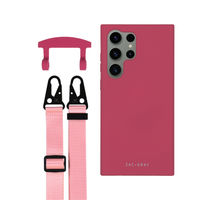 Samsung S25 Ultra RASPBERRY RED CASE + STRAP