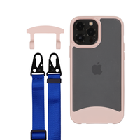iPhone 12 and 12 Pro FROSTED ROSÉ PINK CASE + STRAP