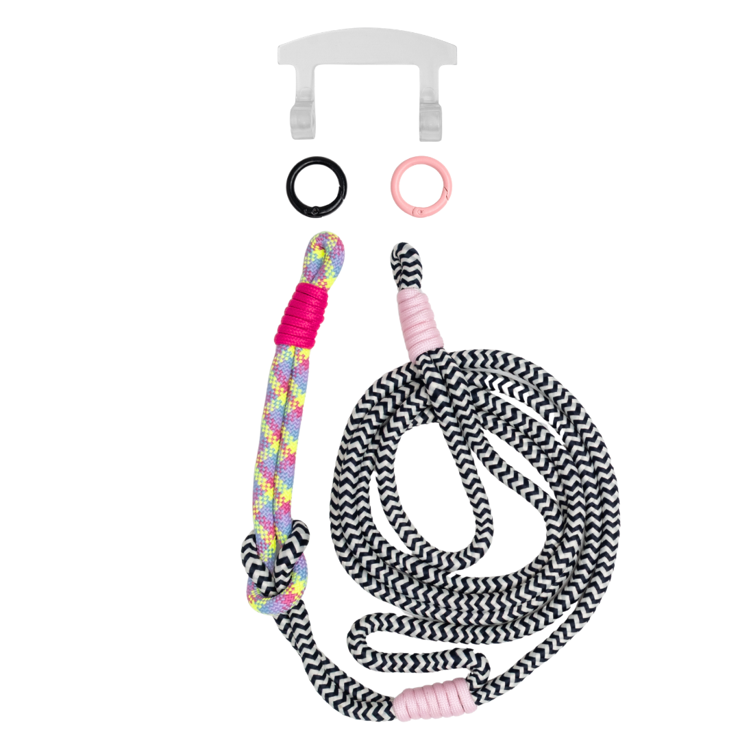 ELECTRIC BLOOM KNOTTED CORD + HOOK