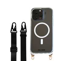 CRYSTAL CLEAR TRANSPARENT CASE WITH STRAP - MAGSAFE