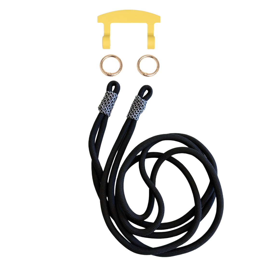 MIDNIGHT BLOOM KNOTTED CORD + HOOK