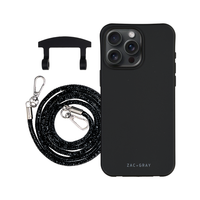 iPhone 17 Air MIDNIGHT BLACK CASE + CRYSTAL CORD