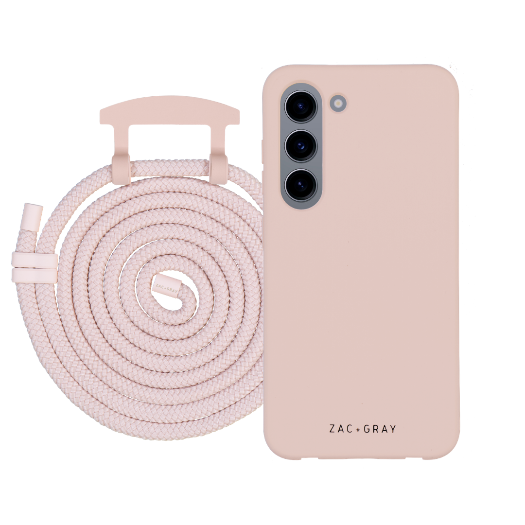 Samsung S23 ROSÉ PINK CASE + CORD