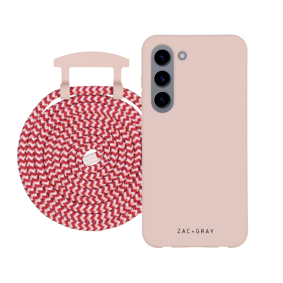 Samsung S23 ROSÉ PINK CASE + CORD