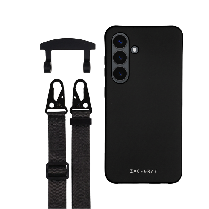 Samsung S26 MIDNIGHT BLACK CASE + STRAP