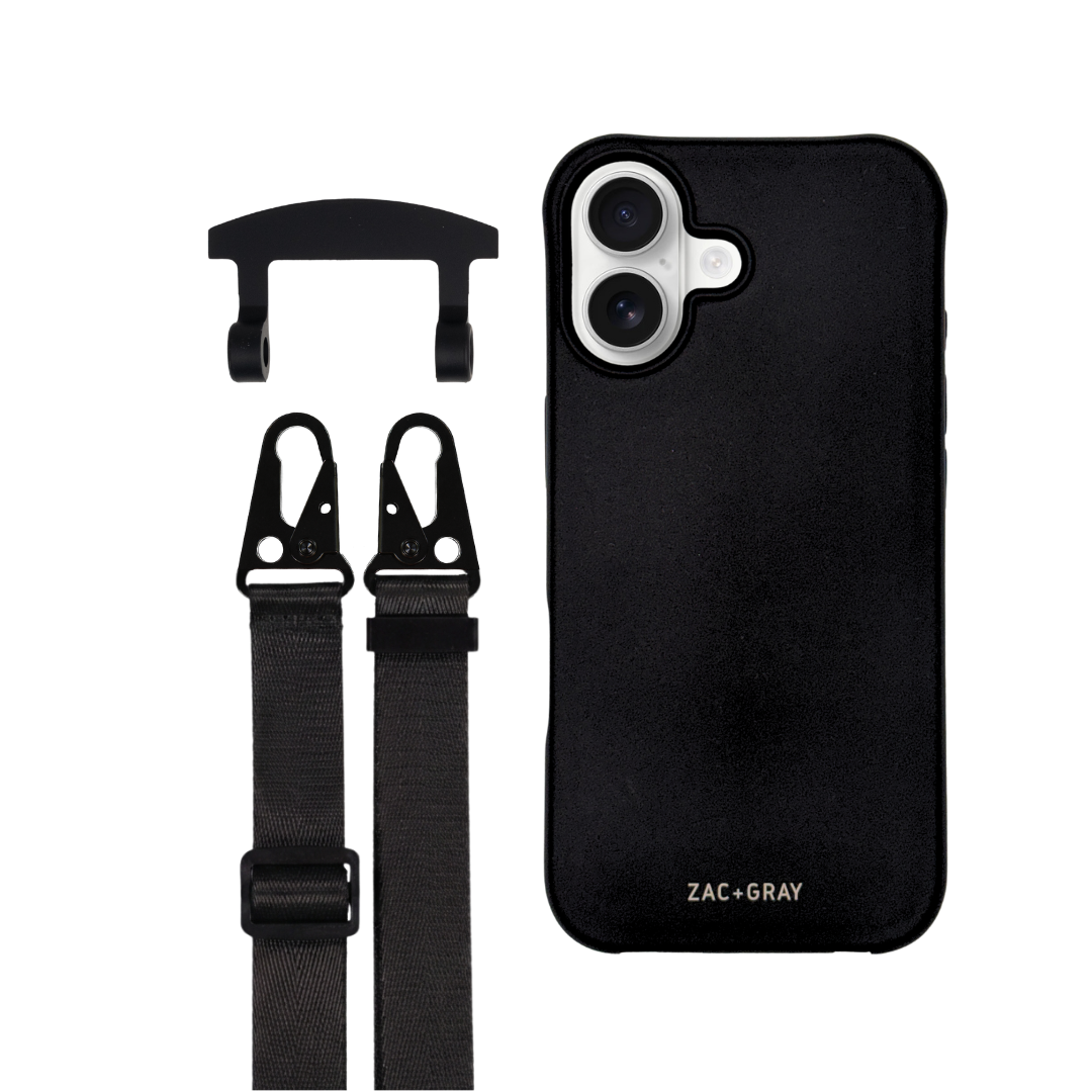 iPhone 17 MIDNIGHT BLACK CASE + STRAP