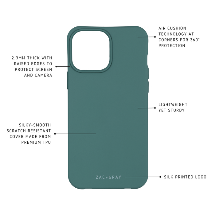 iPhone 12 and iPhone 12 Pro TIDAL TEAL CASE