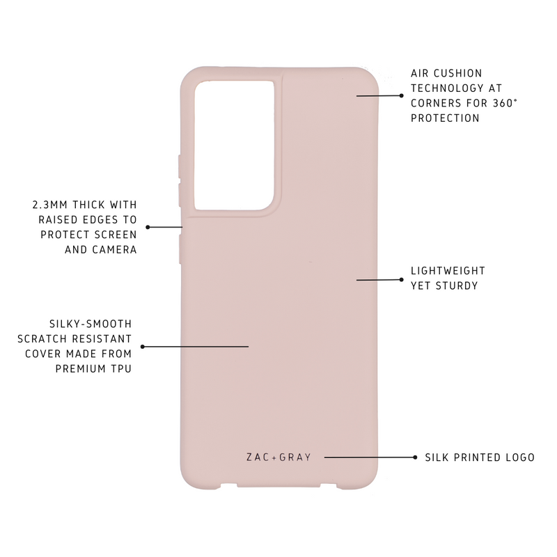Samsung Note 20 Ultra ROSÉ PINK CASE + ROSÉ PINK CORD