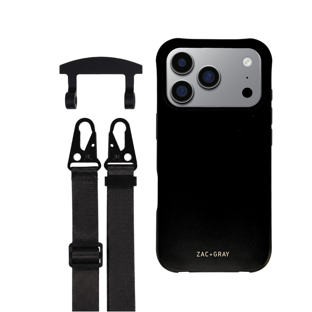iPhone 17 Pro MIDNIGHT BLACK CASE + STRAP
