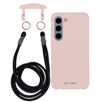 Samsung S23 ROSÉ PINK CASE + KNOTTED CORD