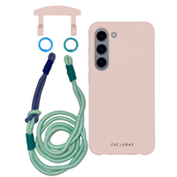 Samsung S23 ROSÉ PINK CASE + KNOTTED CORD