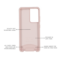 Samsung S21 Ultra ROSÉ PINK CASE + ROSÉ PINK STRAP