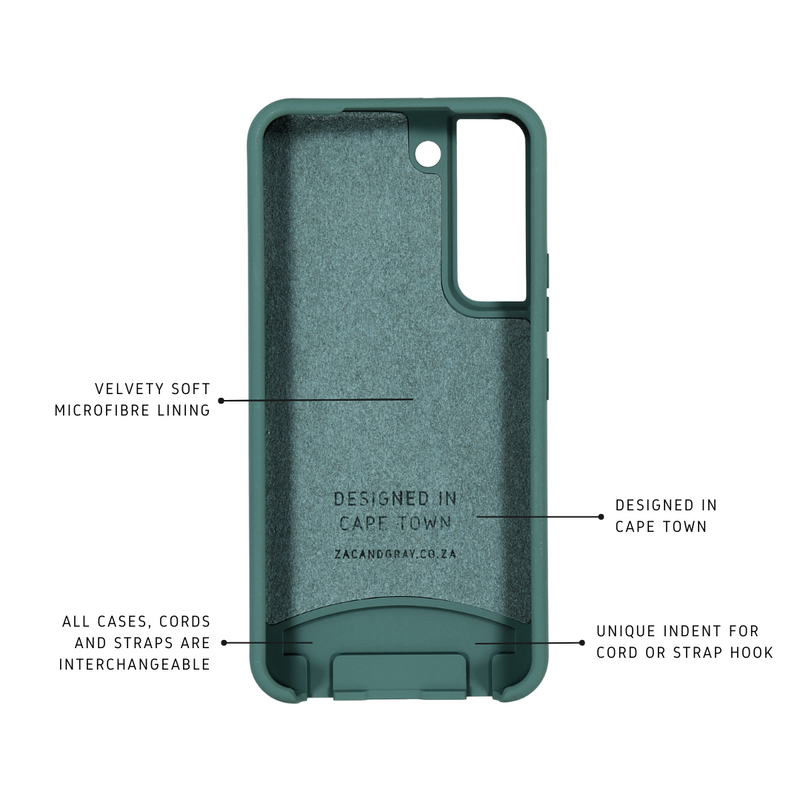 Samsung S22 TIDAL TEAL CASE + GLACIER CORD