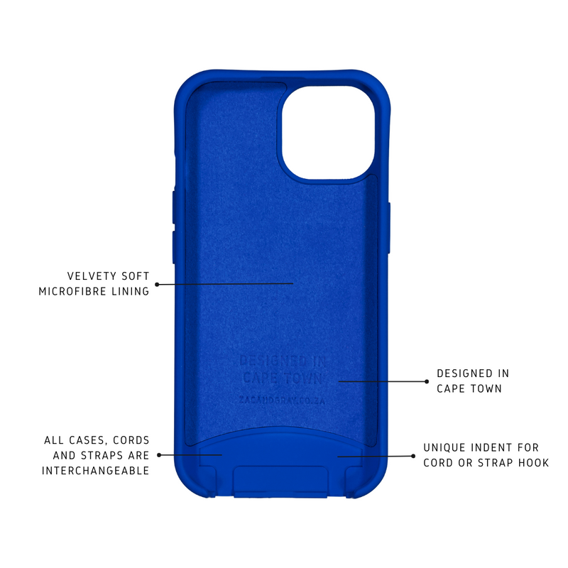 Samsung S24 Ultra COBALT BLUE CASE + COBALT BLUE  CORD