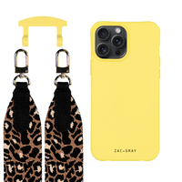 iPhone 6 / 6s / 7 / 8 / SE (2020 & 2022) SUNSHINE YELLOW CASE + PATTERNED STRAP
