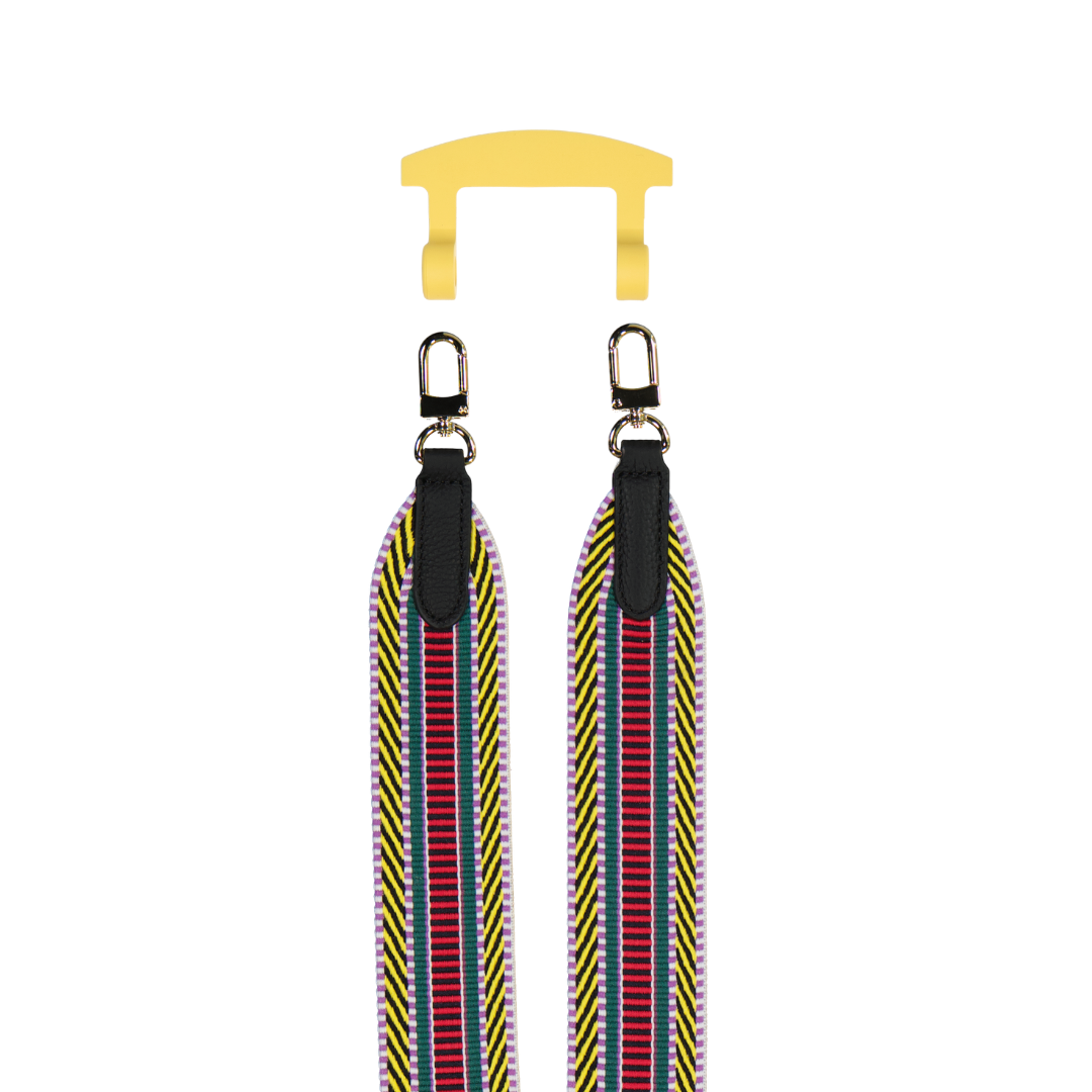 PATTERNED STRAP + HOOK