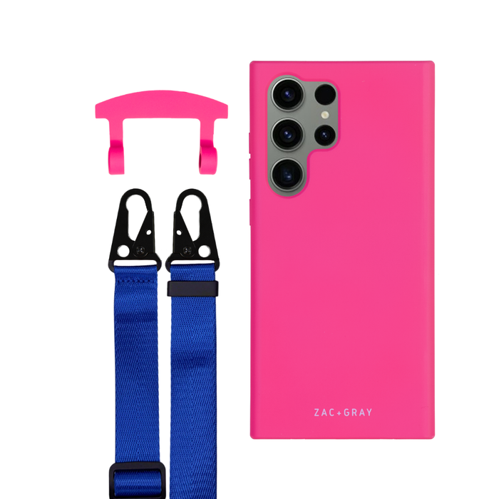 Samsung S25 Ultra HOT PINK CASE + STRAP