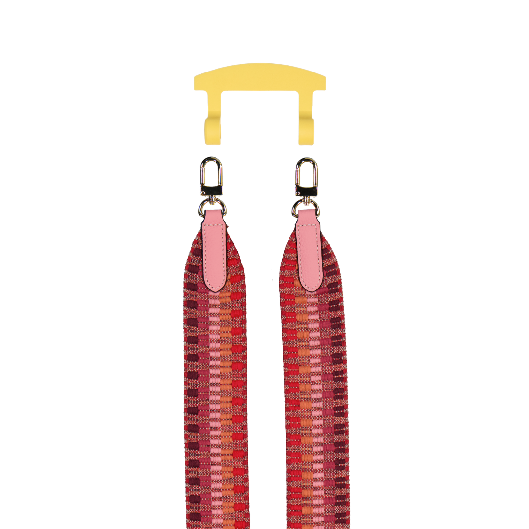 PATTERNED STRAP + HOOK