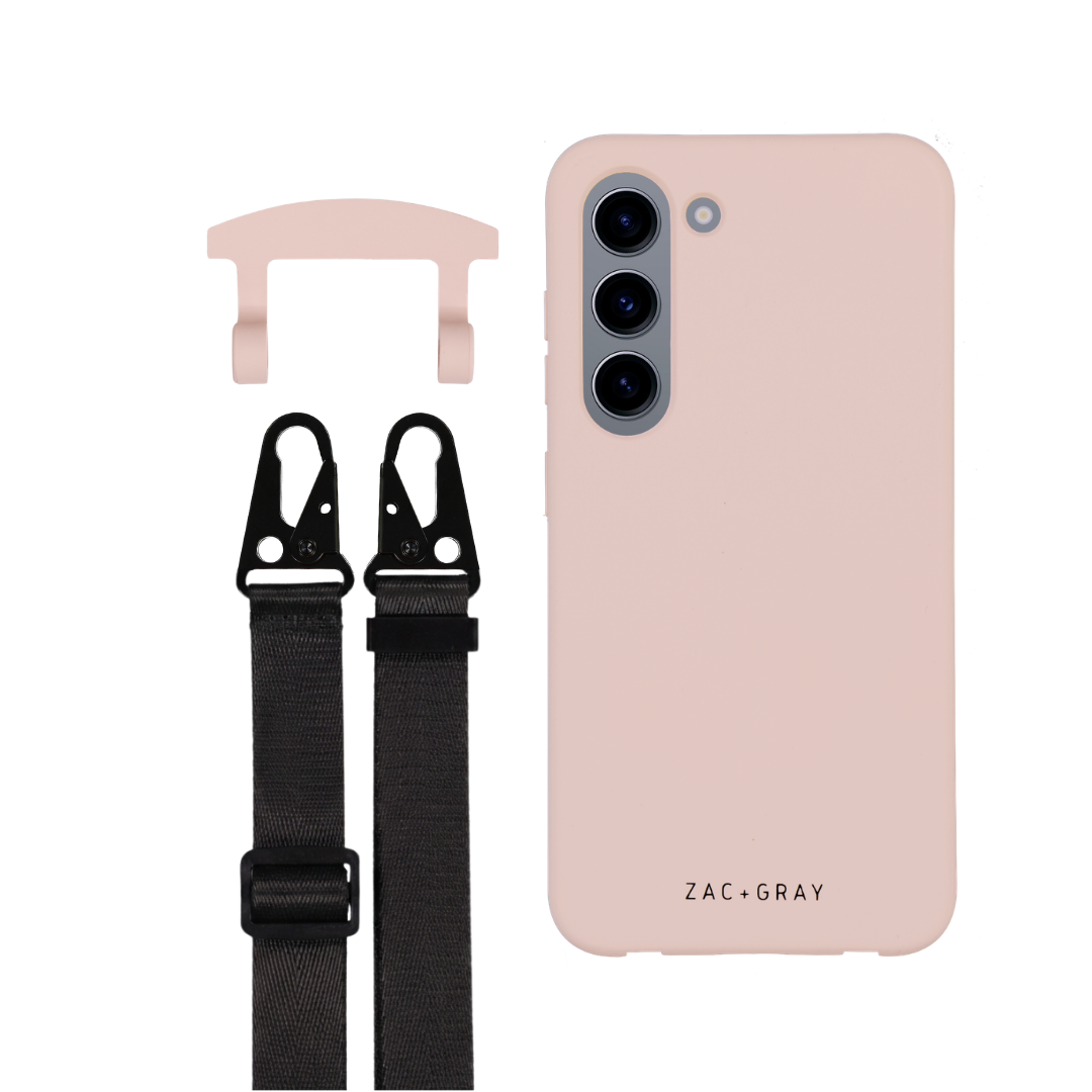 Samsung S23 ROSÉ PINK CASE + STRAP