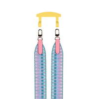 PATTERNED STRAP + HOOK