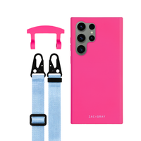 Samsung S25 Ultra HOT PINK CASE + STRAP