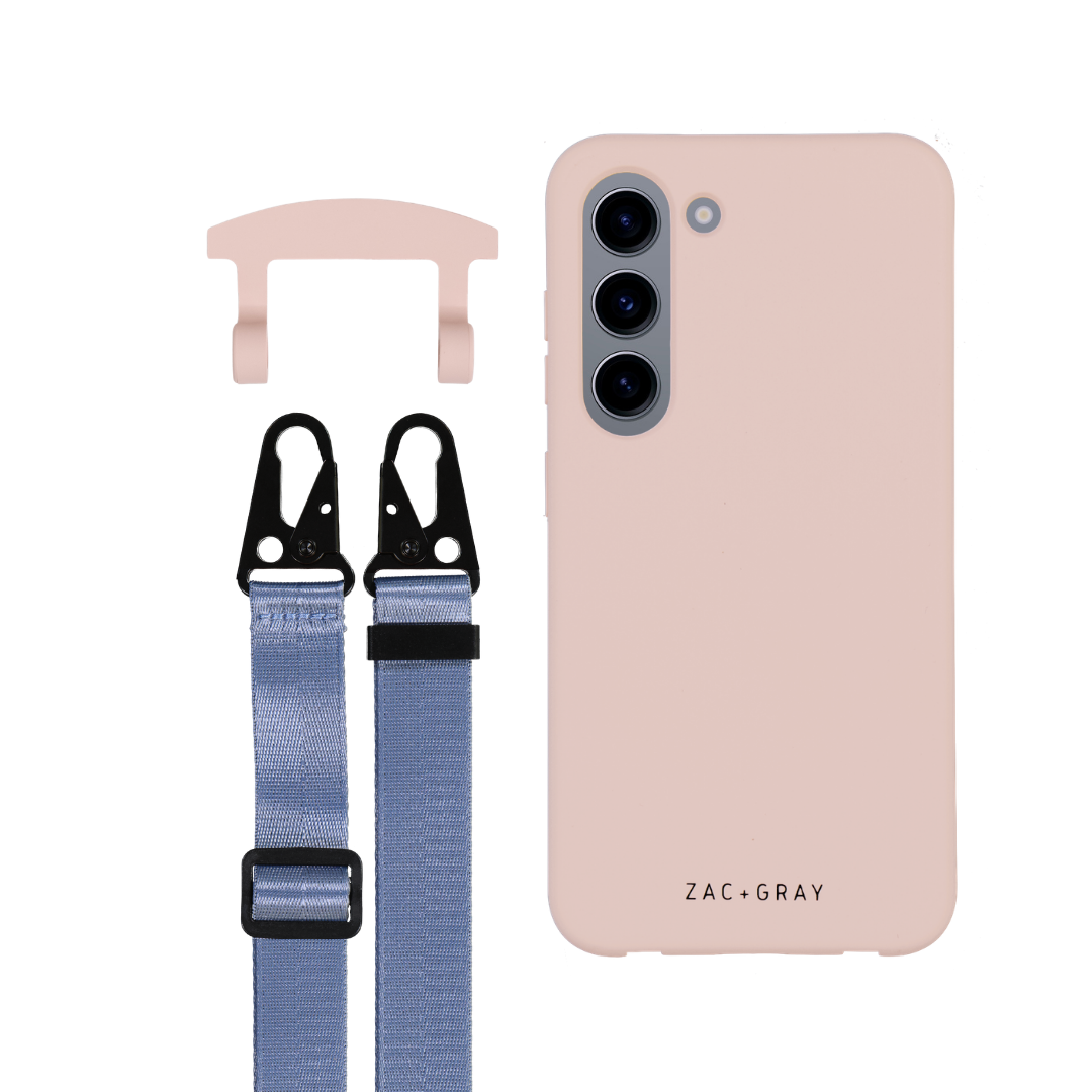 Samsung S23 ROSÉ PINK CASE + STRAP
