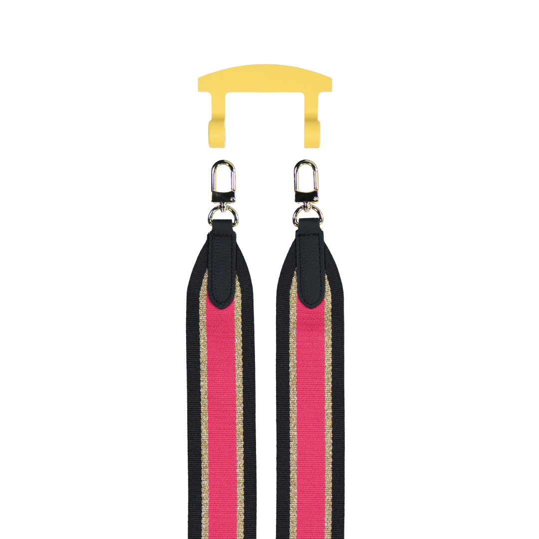 PATTERNED STRAP + HOOK