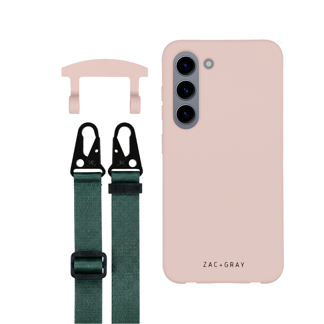 Samsung S23 ROSÉ PINK CASE + STRAP