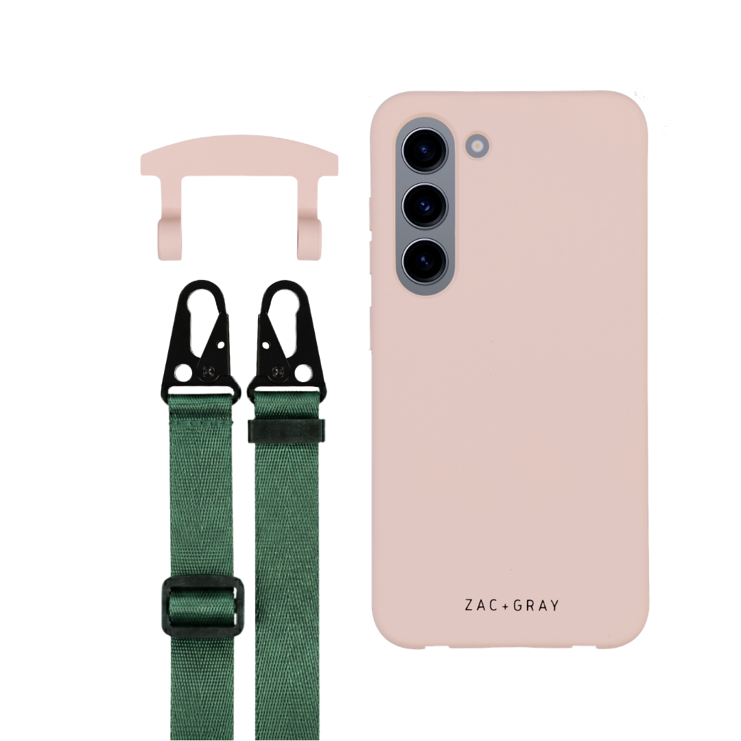 Samsung S23 ROSÉ PINK CASE + STRAP