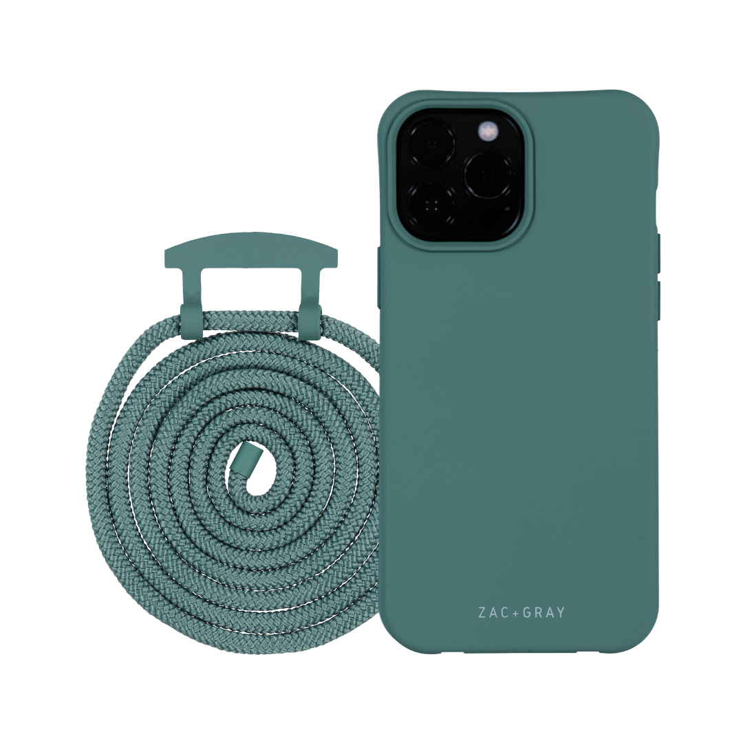 iPhone X and iPhone XS TIDAL TEAL CASE + TIDAL TEAL CORD