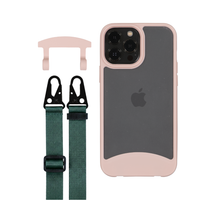 iPhone 12 and 12 Pro FROSTED ROSÉ PINK CASE + STRAP