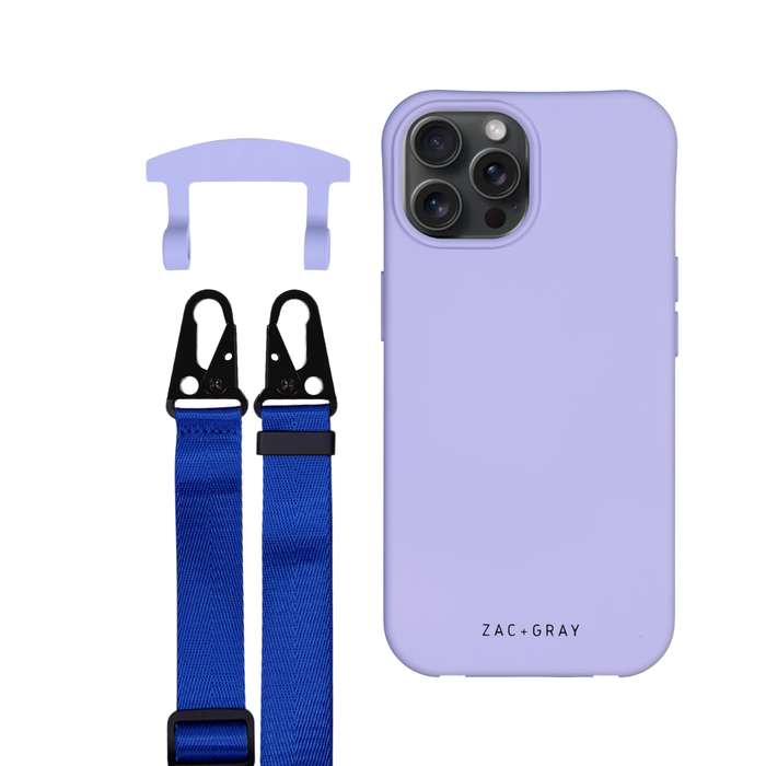 iPhone 15 WISTERIA BLOOM CASE + STRAP