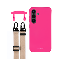 Samsung S24 HOT PINK CASE + STRAP
