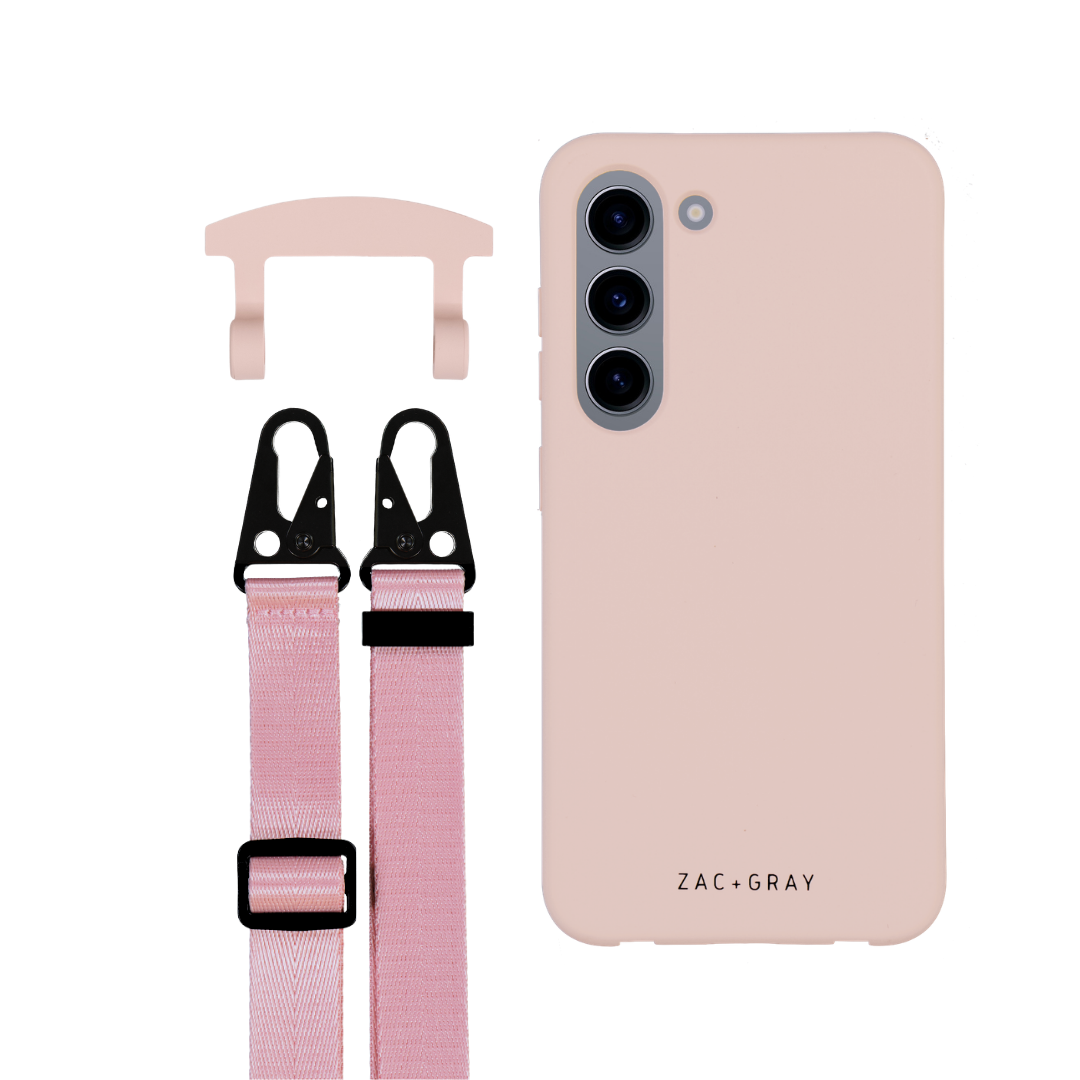 Samsung S23 ROSÉ PINK CASE + STRAP