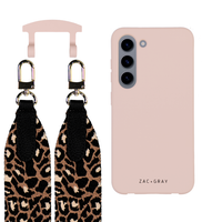 Samsung S23 ROSÉ PINK CASE + PATTERNED STRAP