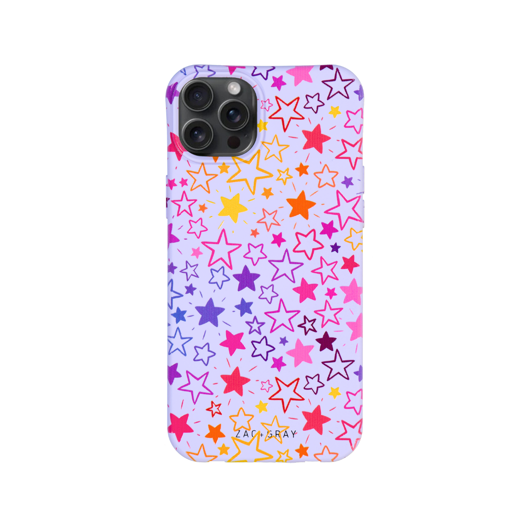 WISTERIA BLOOM STARS PATTERNED CASE