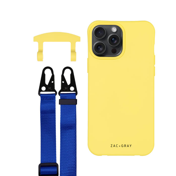 iPhone 12 and 12 Pro SUNSHINE YELLOW CASE + STRAP